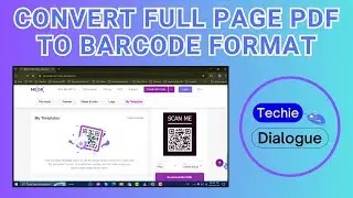 How to Convert Full Page PDF to Barcode Format