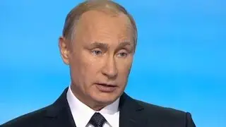 В. Путин на пленарном заседании 2-го 