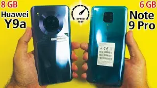 Huawei Y9a vs Redmi Note 9 Pro - Speed Test & Comparison!