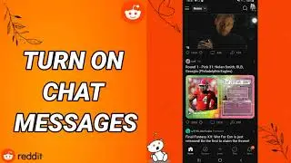 How To Turn On Chat Messages On Reddit