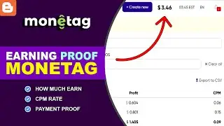 Monetag Earning Proof | Monetag Website Earning Proof | Monetag Payment Proof