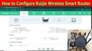 Ruijie Wireless Smart Router Configuration | Reyee RG-EW300Pro Router Mode Setting Configuration