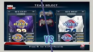 NBA 2K12 Legends Showdown: 90s East vs. West | Ultimate PCSX2 Gameplay