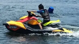 Me driving a 2013 Seadoo spark