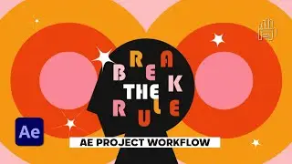 After Effects Project Work Flow | Poster Animation | Motion Graphics Tutorial