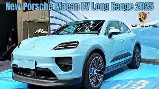 New Porsche Macan EV Long Range 2025 | 2024 Chengdu Auto Show to Go on Sale for 598,000 yuan.