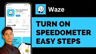 How To Turn On Speedometer On Waze !