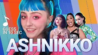 Guess in 10 Seconds | ASHNIKKO Guesses Melanie Martinez, Hatsune Miku, Doja Cat and 17 More