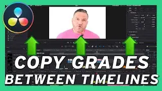 How to COPY GRADES between timelines in DAVINCI RESOLVE 18