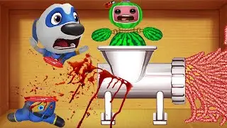 The Buddy Mario in  Meat Grinder | Kick The Buddy