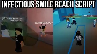 Infectious Smile Best Script 😃 | Tool Reach and No CoolDown and Smile Reach | Roblox Executor Mobile