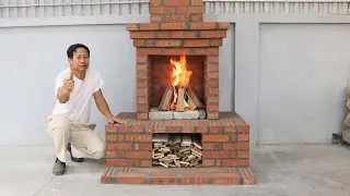 How to make an efficient, super economical way to heat and burn wood