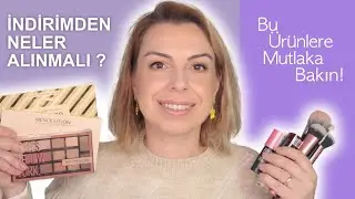 İNDİRİMDEN NELER ALINABİLİR (MAKYAJ FAVORİLERİM) 🛍💄