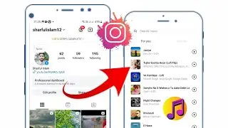 Come aggiungere musica al profilo Instagram 2024 | Inserisci il profilo Instagram della canzone