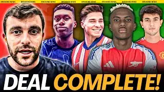 Osimhen to Arsenal TALKS🚨Omorodion to Chelsea DONE☑️Álvarez EXIT CLOSE✍🏼Zubimendi to Man Utd REPORTS