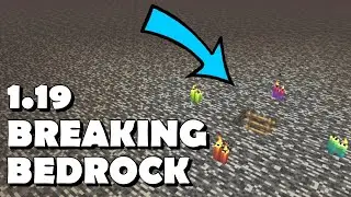 HOW TO BREAK BEDROCK - Works in 1.19!