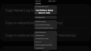 secret code || Low battery dump secret code #viral #code