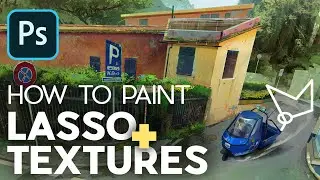 How to paint: Lasso Tool+Textures❤