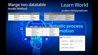 merge datatable using invoke method activity uipath rpa