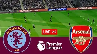 [LIVE] Aston Villa vs Arsenal Premier League 24/25 Full Match - Video Game Simulation