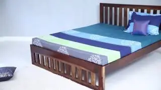 High-Quality Wooden Douglas Queen Size Bed @ Best Price