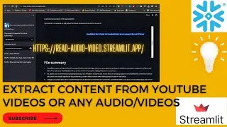 Extract content from YouTube Videos or Any Audio/Video(V2)