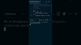 Python Hack - Elegant way of coding #shorts