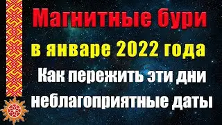 Магнитные бури В ЯНВАРЕ 2022 года. Календарь неблагоприятных дней. Как пережить магнитные бури