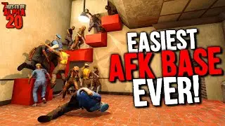 7 Days to Die: The SIX BLOCK AFK BASE! (Seriously) | Best AFK Horde Base EVER for Alpha 20 Stable!