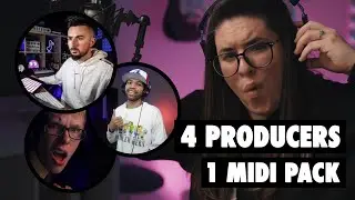 4 PRODUCERS flip the same MIDI PACK - [Logic Pro X]
