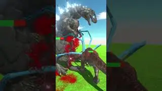 ALIEN T-REX VS GODZILLA - Animal Revolt Battle Simulator #dinosaur #arbs #trex #godzilla  #games