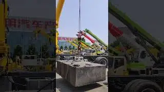 8 ton Futian truck crane, 5m 5-section boom, 6.1m cargo box, 4x idle speed lifting capacity 10 ton。