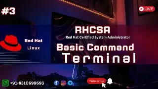 #3 RHCSA || Red hat Linux || Basic Command And File System || In Red hat Linux| In Hindi