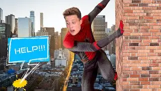 SPIDERMAN Fights Crime - Real Life Parkour POV
