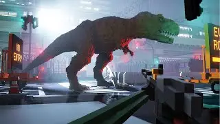 Realistic T REX Dinosaur Destruction 😱 Teardown