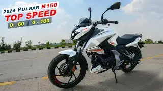 2024 Pulsar N 150  : Top Speed | 0 to 60 | 0 to 100 | 1st to 5th All Gears Top Speed