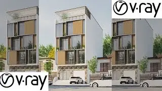 Vray Next Sketchup Exterior Rendering, V-Ray Next Sketchup Realistic Render