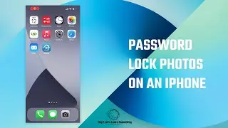 How to password lock and hide photos on iPhone? #Shorts