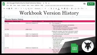 Google Sheets Beginners: Workbook Edit History (26)