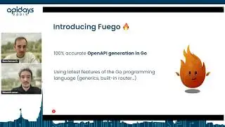 Apidays Paris 2024 - Generate OpenAPI Schema from Golang Code with the Fuego Framework.