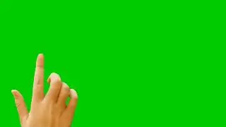 Green intro | Subscribe green screen hend | copyright free 2020 | 4K