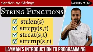 14.3. String function and string.h header file| Complete C programming course | Sunil Dhimal