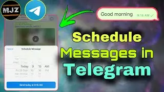 How To Schedule Messages In Telegram |send messages on specific date and time | MAJAZ TECH