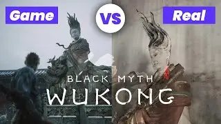 Black Myth Wukong Scene Compare (Game Scene VS Real Scene)