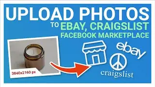 How to upload a photo to eBay, Craigslist, or Facebook Marketplace. On Android Smartphone.