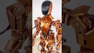 3D Printed Humanoid Robot #shorts #short #3dprinting #diy