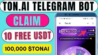 How to Join & Complete Free Tasks in Ton.Ai Telegram Bot|Complete Free 10USDT|Free & Easy Crypto