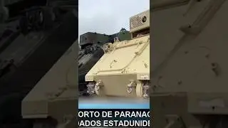 Exército Brasileiro recebe blindados usados dos Estados Unidos. 
