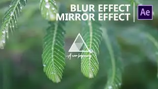 Blur Effect, Mirror Effect in After Effects - AE CC 2019