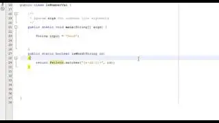 Java Validation: Validating a Name